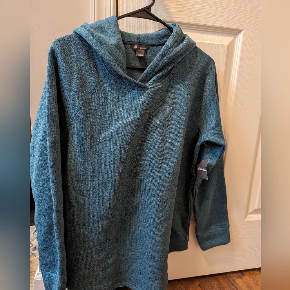 NWT Eddie Bauer Hoodie Teal Size S